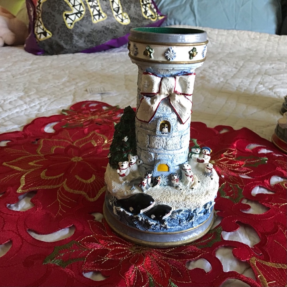 Christmas Candlesticks “Arctic Lights”